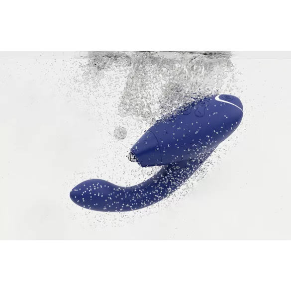 Womanizer Duo 2 - vibrator voor clitoris en G-spot - blauw