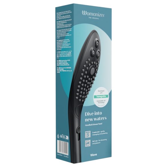 Womanizer Wave - Zwarte Massage Douchekop
