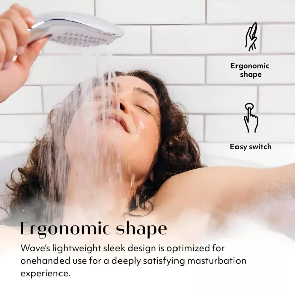 Womanizer Wave - massagedouchekop - chroom