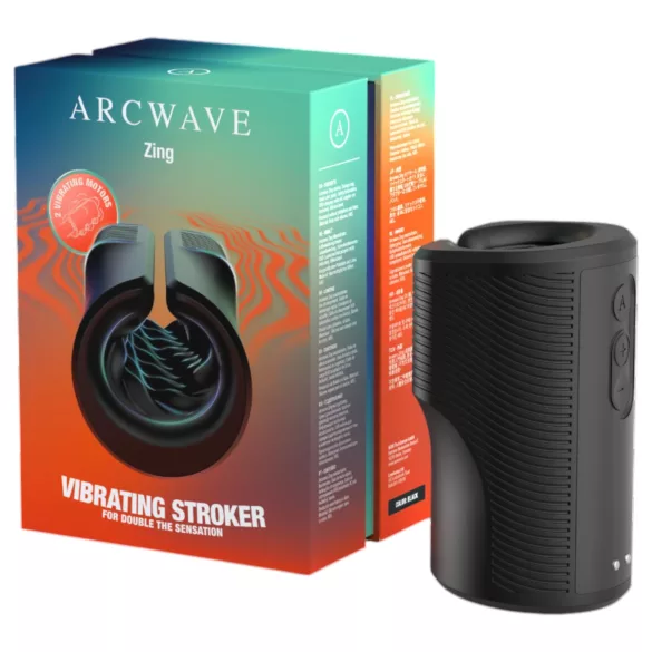 Arcwave Zing - 2-motorige masturbator (zwart)