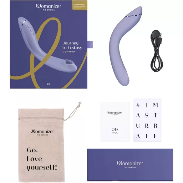 Womanizer OG - luchtdruk G-spot vibrator - oplaadbaar - paars