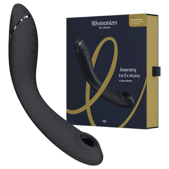 Womanizer OG - luchtdruk vibrator en G-spot vibrator - oplaadbaar - zwart
