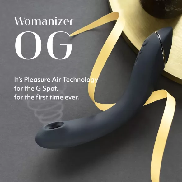 Womanizer OG - luchtdruk vibrator en G-spot vibrator - oplaadbaar - zwart