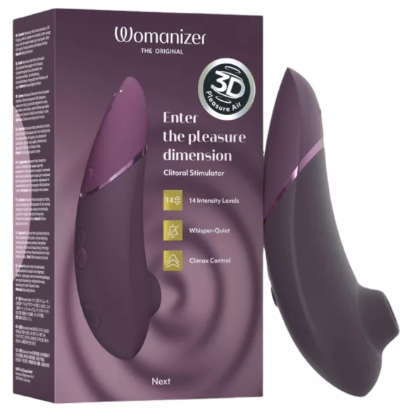 Womanizer Next - clitorisstimulator met luchtdruk - oplaadbaar - paars