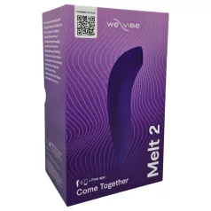   We-Vibe Melt 2 - luchtdruk clitorisstimulator - app gestuurd - paars