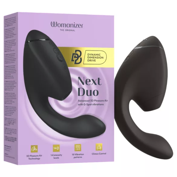 Womanizer Next Duo - 2-in-1 G-spot vibrator (zwart)