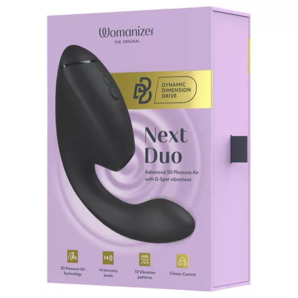 Womanizer Next Duo - 2-in-1 G-spot vibrator (zwart)
