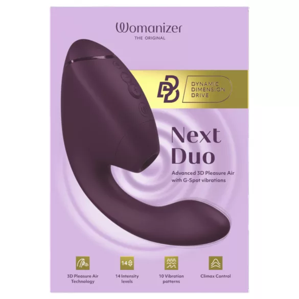 Womanizer Next Duo - G-spot vibrator en clitorisstimulator - paars