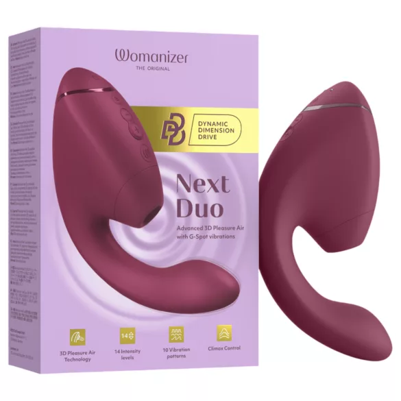 Womanizer Next Duo - G-spot vibrator en clitorisstimulator - roze
