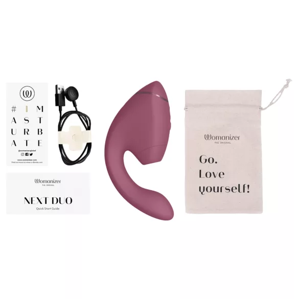Womanizer Next Duo - G-spot vibrator en clitorisstimulator - roze