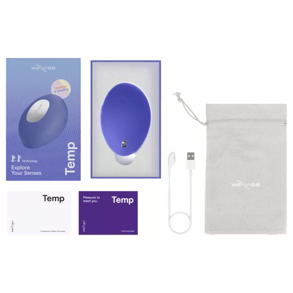 We-Vibe Temp - verkoelende en verwarmende clitorisvibrator (blauw)