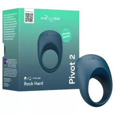   We-Vibe Pivot 2 - vibrerende penisring - app-gestuurd - siliconen - blauw