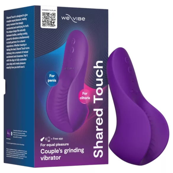 We-Vibe Shared Touch - slimme koppelsvibrator (paars)