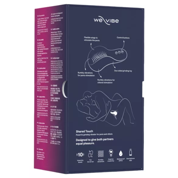 We-Vibe Shared Touch - slimme koppelsvibrator (paars)