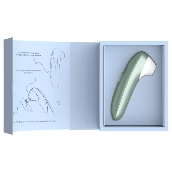 Womanizer Pro - luchtdruk clitorisstimulator (groen)
