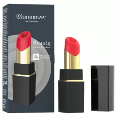   Womanizer Beauty - luchtdruk clitorisstimulator in lippenstiftvorm (zwart)