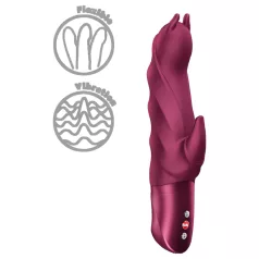   Fun Factory Darling Devil - vibrator met clitorisstimulator (rood)