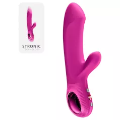  Fun Factory Bi Stronic Embrace - stotende vibrator met clitorisstimulator (roze)