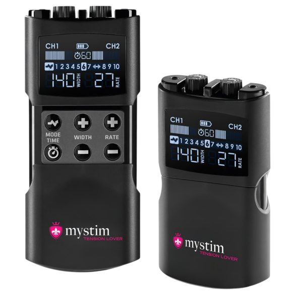 mystim Tension Lover 2 - digitale elektroset (zwart)