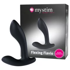 Mystim Flexing Flavio - elektro prostaat vibrator - zwart