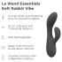 le Wand - rabbit vibrator met dubbele motor - zwart
