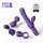 Magic Stick - Verwisselbare Kop Vibrator (Paars)