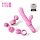 Magische Stok - Verwisselbare opzetstukken vibrator (pink)