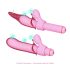 Magische Stok - Verwisselbare opzetstukken vibrator (pink)