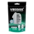 VIBEGGS Ribs Delight - vibrerend ei-masturbator (wit)