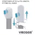 VIBEGGS Blow Misty - vibrerend masturbatorei - wit