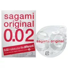 Sagami Original 0.02 - condoom - 55mm - 3 stuks