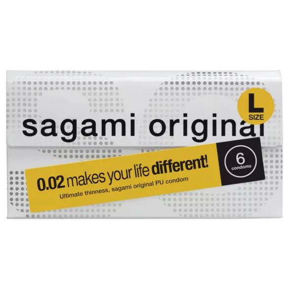 Sagami Original 0.02 L - condoom - ultra dun - 58mm - 6 stuks