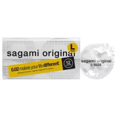   Sagami Original 0.02 L - condoom - ultra dun - 58mm - 12 stuks