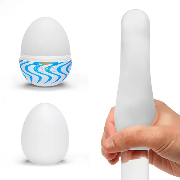TENGA Egg Wind - masturbatorei - discreet - wit - 1 stuk