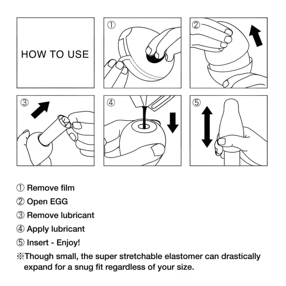 TENGA Egg Wind - masturbatorei - discreet - wit - 1 stuk