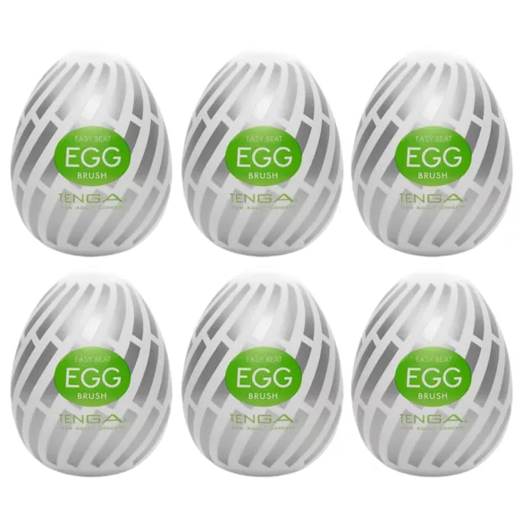 TENGA Egg Brush - masturbatorei - set van 6 stuks