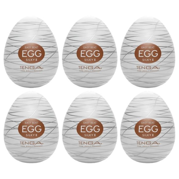 TENGA Egg Silky II - Zacht Ei Masturbator (6 stuks)