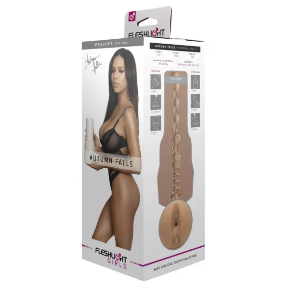 Fleshlight Autumn Falls Peaches - levensechte kunstkont (natuurkleur)