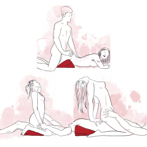 Liberator Wedge - sekspoeskussen wigvorm - zwart