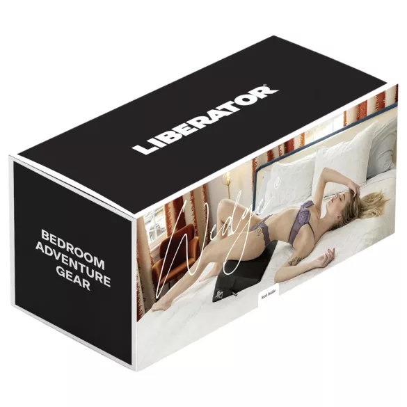 Liberator Wedge - wigvormig seksspeelkussen (zwart)