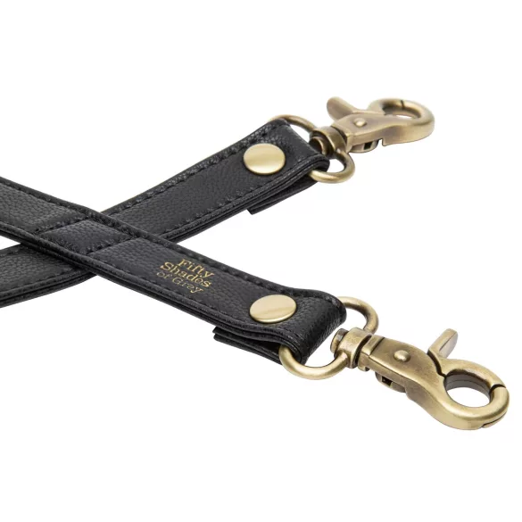 Fifty Shades of Grey - bondage kruisband - verstelbaar - zwart