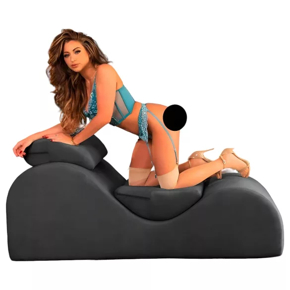 Liberator Esse Lounger - tantra lounge stoel - verstelbaar - zwart