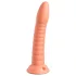 Dillio Wild Thing - geribbelde dildo (19cm) - oranje