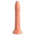 Dillio Wild Thing - geribbelde dildo (19cm) - oranje