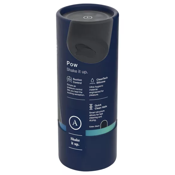 Arcwave Pow - masturbator met zuigkracht - handmatig - zwart