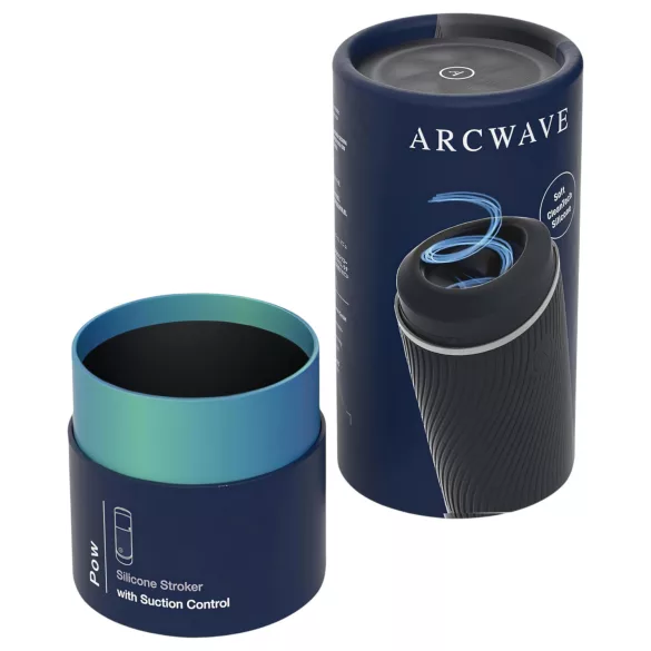 Arcwave Pow - masturbator met zuigkracht - handmatig - zwart