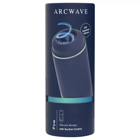 Arcwave Pow - masturbator mannen - handmatig vacuüm - blauw