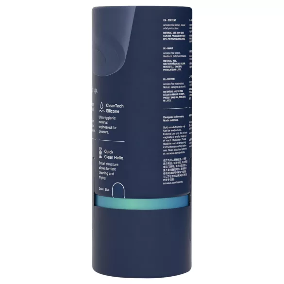 Arcwave Pow - masturbator mannen - handmatig vacuüm - blauw