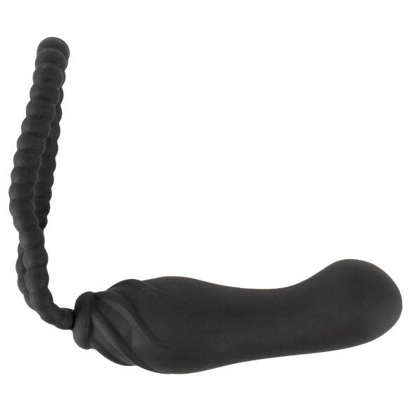 Black Velvet Perfect Fit - zwarte strap-on dildo