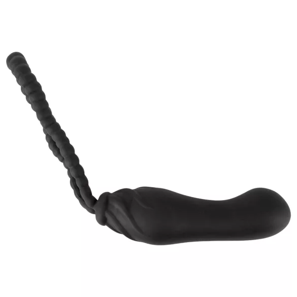 Black Velvets - strap-on dildo - verstelbaar harnas - zwart